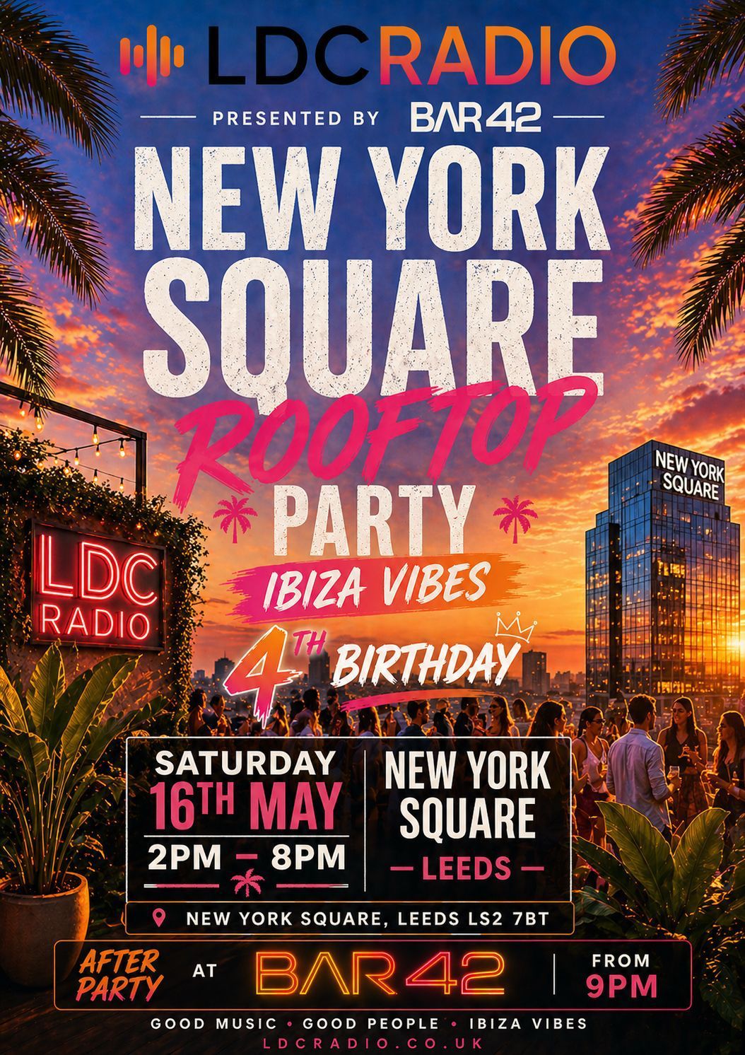 LDC New York Square Rooftop Party