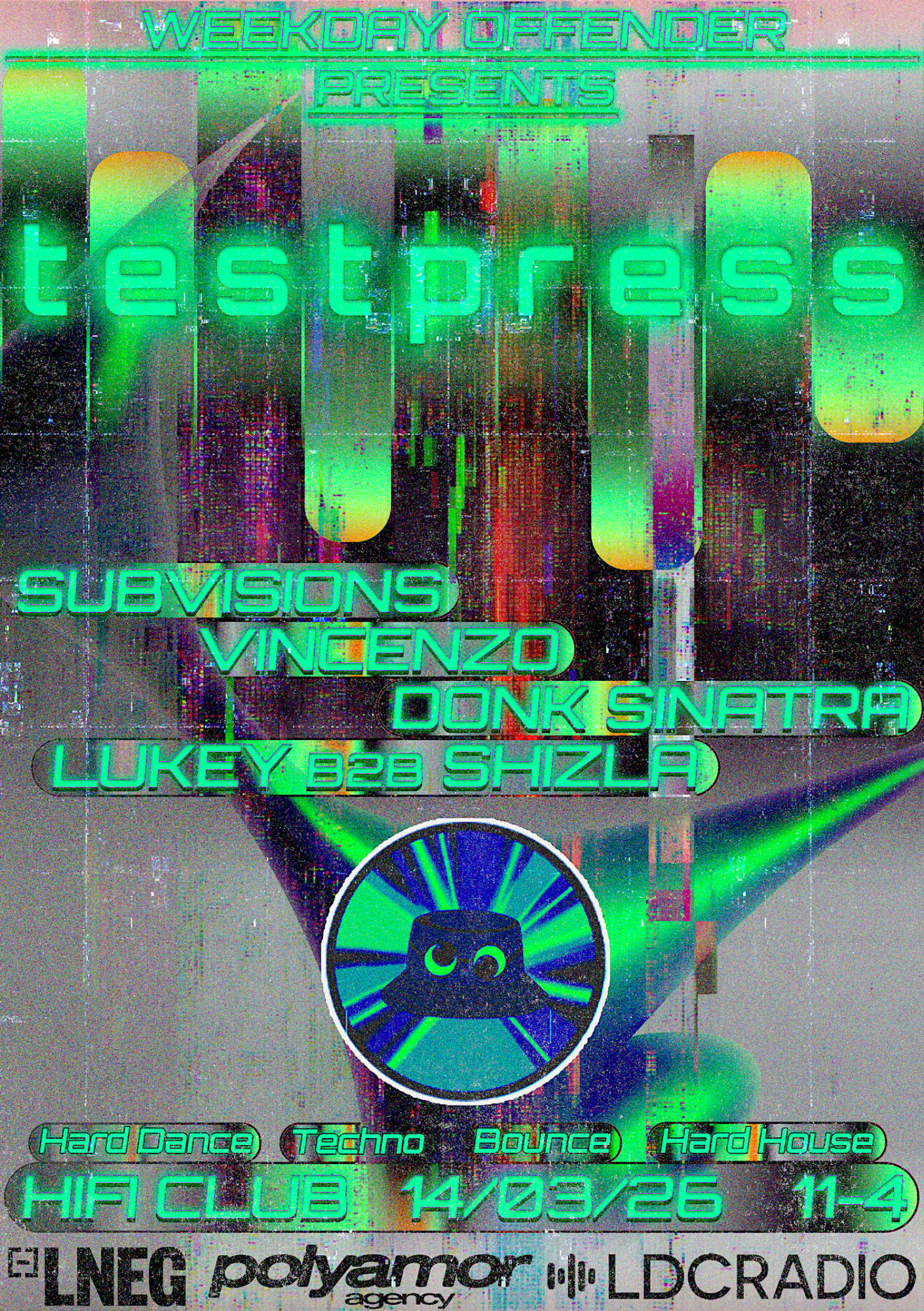 Weekday Offender Presents t e s t p r e s s
