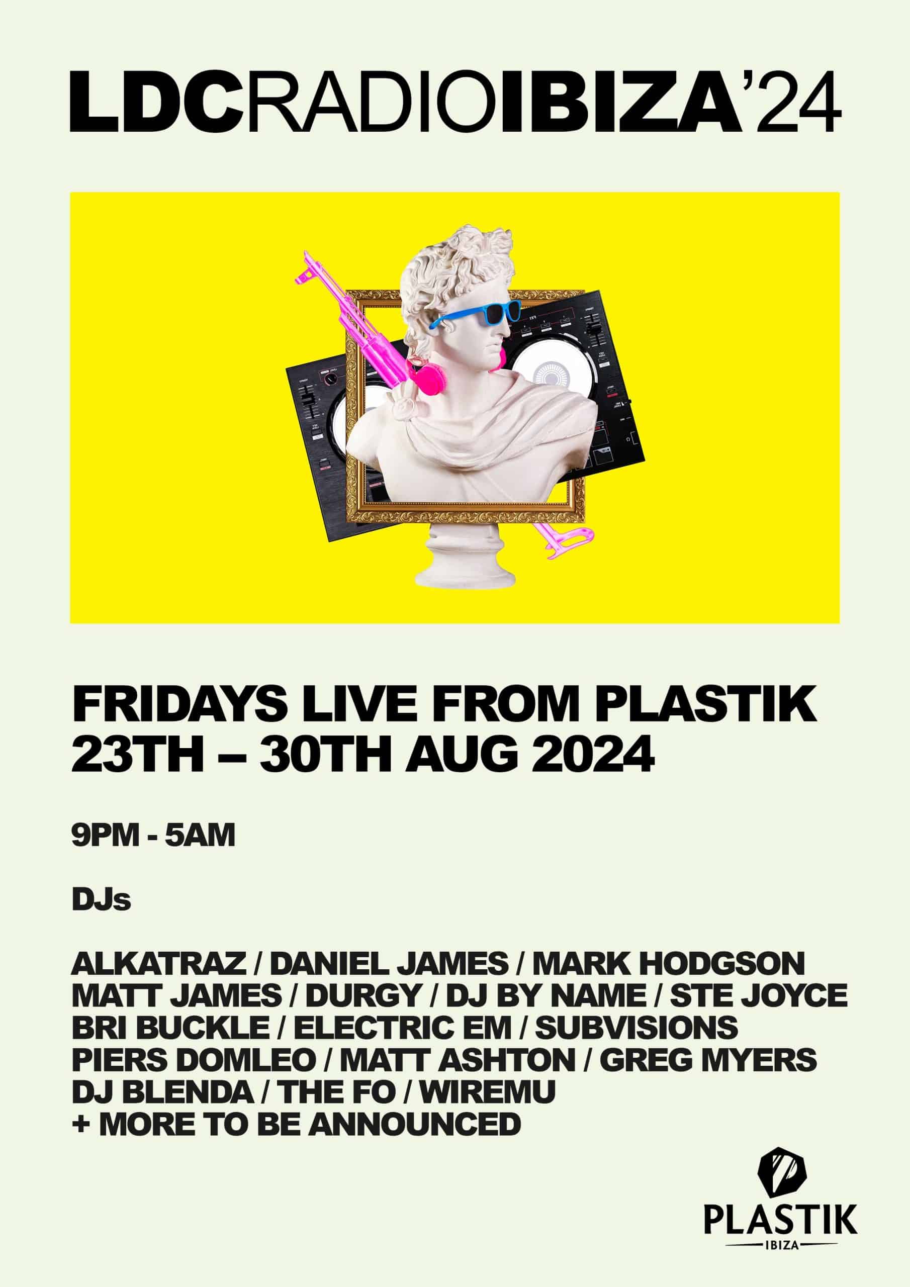 Fridays Live From Plastik – 23rd August